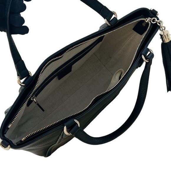 Gucci Soho 2way Tote Bag Black - Picture 8 of 9